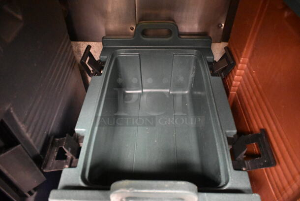 2 Poly Insulated Food Carrying Cases w/ 1 Dolly on Commercial Casters. 2 Times Your Bid! (kitchen #2) - Image 2 of 3