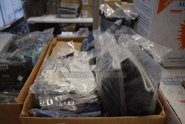 ALL ONE MONEY! Lot of 3 Boxes of Various Items Including Sponges, Pads, Drains and Wine Savers. - Image 2 of 7