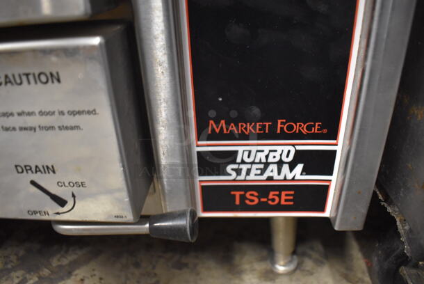 Market Forge TS-5E ENERGY STAR Stainless Steel Commercial Countertop Electric Powered Single Compartment Steam Cabinet. 24x27x30 - Image 7 of 8