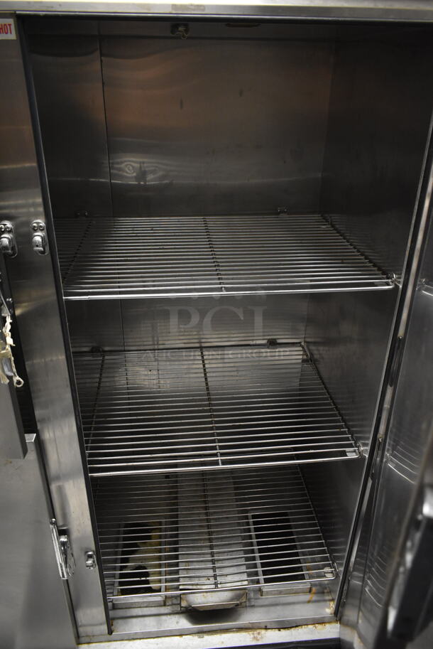 Wittco Stainless Steel Commercial 4 Half Size Reach In Warming Cabinet w/ Racks on Commercial Casters. Tested and Working! (kitchen #2) - Image 6 of 9