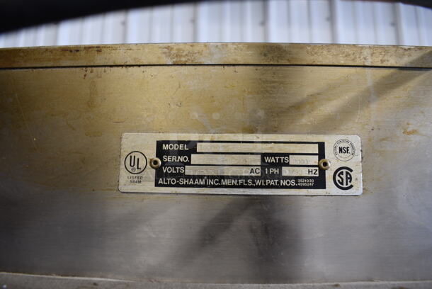 Alto Shaam Model 1000-UPS Stainless Steel Commercial Heated Holding Warming Cabinet on Commercial Casters. 208-240 Volts, 1 Phase. 22x33x74 - Image 7 of 7