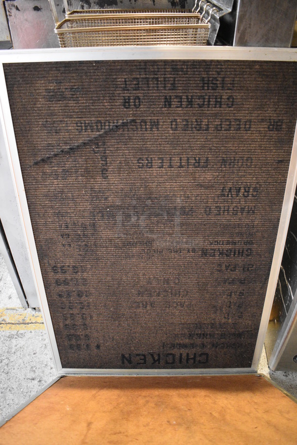 2 Framed Sign Boards. 27x1x39. 2 Times Your Bid! - Image 3 of 4