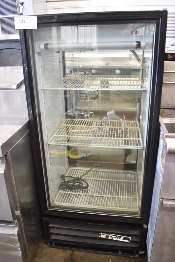 True GDM-10PT Metal Commercial Single Door Reach In Pass Through Cooler Merchandiser. 115 Volts, 1 Phase. Tested and Working! - Image 1 of 4