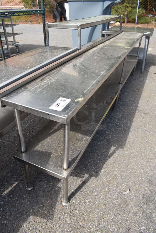 Stainless Steel 2 Tier Shelving Unit. - Image 2 of 2