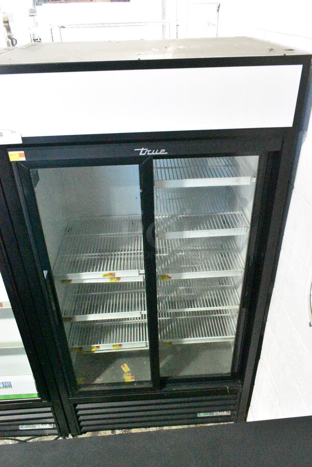 2020 True GDM-33-HC-LD Metal Commercial 2  Door Reach In Cooler Merchandiser w/ Poly Coated Racks. 115 Volts, 1 Phase. Tested and Working! - Image 1 of 5