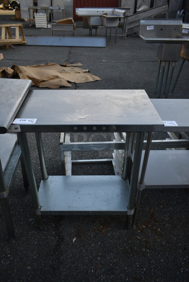 Regency 600T1830G Stainless Steel Commercial Table w/ Metal Under Shelf. - Image 1 of 5