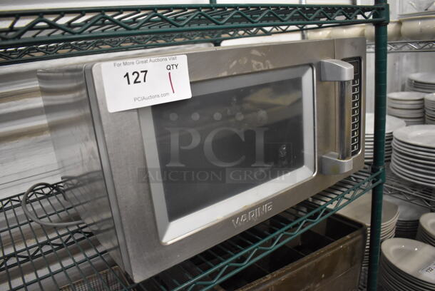 Waring WMO90 Stainless Steel Commercial Countertop Microwave Oven. 120 Volts, 1 Phase. 20x14x12 - Image 3 of 6