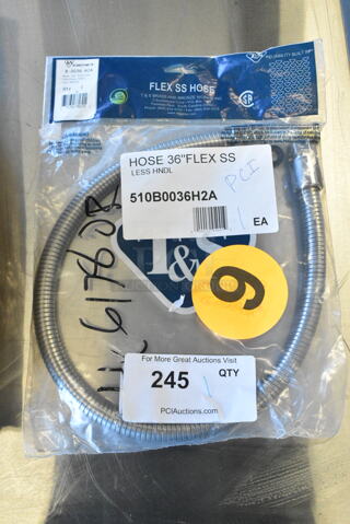 BRAND NEW SCRATCH AND DENT! T&S B-0036-H2A 30 5/8" Stainless Steel Hose