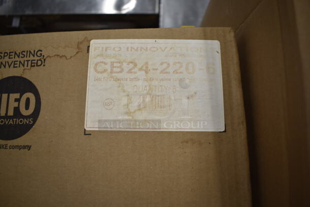 PALLET LOT of 33 BRAND NEW Boxes Including 20 Boxes 3492430TCB Lancaster Table & Seating 24" x 30" Laminated Rectangular Table Top Reversible Cherry / Black, 5 Boxes of 4 164TB2222 Lancaster Table & Seating 22" x 22" Cross Cast Iron Table Base Plate, 2 Box of 4 164TS1000 Lancaster Table & Seating 10" Cast Iron Table Base Spider, 2 Box of 10 164TCOLROD25 Lancaster Table & Seating 25 3/16" Standard Height Table Base Column and Rod. 33 Times Your Bid!  - Image 7 of 10