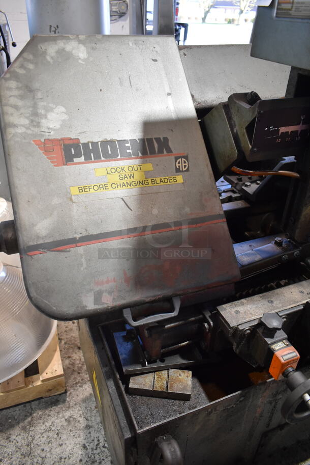 Phoenix PA10 Metal Commercial Floor Style Auto Feed Horizontal Bandsaw. 230/460 Volts, 3 Phase.  - Image 6 of 12