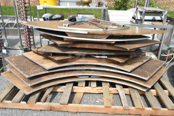 PALLET LOT of 8 Various Folding Tables. 8 Times Your Bid! - Image 2 of 2