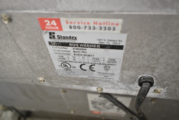 3 Stainless Steel Commercial Single Drawer Warming Drawers; Two APW Wyott BWD-75N and One Hatco HDW-1. 208 Volts, 1 Phase. 3 Times Your Bid! Tested and Working! - Image 6 of 8