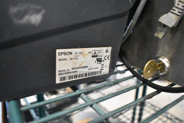 9 Various Items Including NCR POS Monitor, Epson M244A Receipt Printer, VeriFone Credit Card Reader, 2 Cash Drawers. 9 Times Your Bid!  - Image 4 of 12