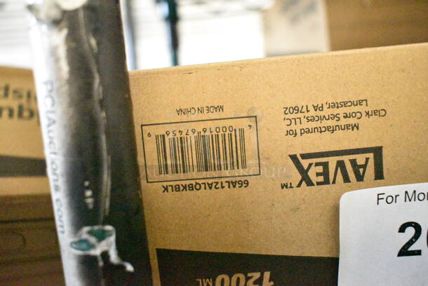 5 BRAND NEW IN BOX! Lavex 66AL12ALQBKBLK 40 fl. oz. (1,200 mL) Black Automatic Liquid Soap / Sanitizer Dispenser. 5 Times Your Bid!  - Image 5 of 5