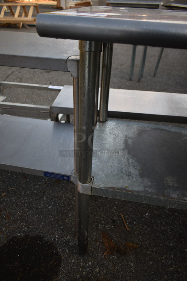 Stainless Steel Commercial Table w/ Metal Under Shelf. - Image 4 of 4