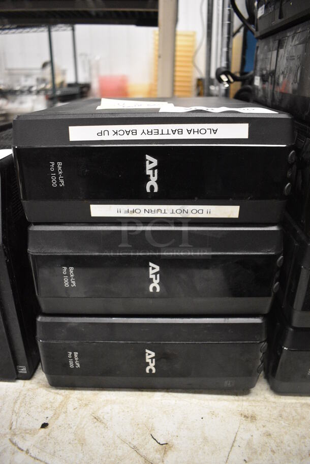 3 APC Back UPS  Pro 1000. 15x4x10. 3 Times Your Bid! - Image 1 of 5