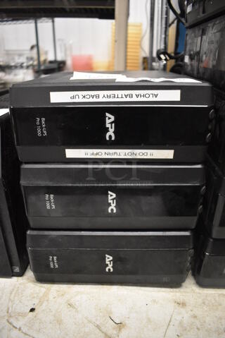 3 APC Back UPS  Pro 1000. 15x4x10. 3 Times Your Bid!