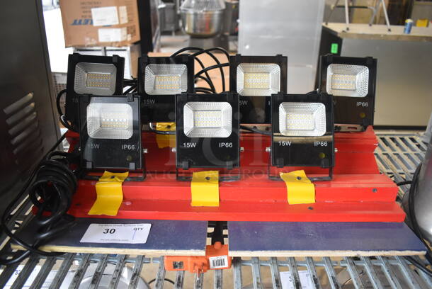 ALL ONE MONEY! 7 15W IP66 Lights. 26x13x12 - Image 1 of 4