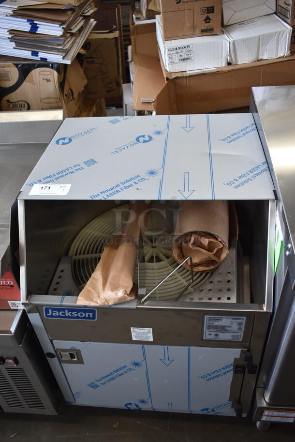 BRAND NEW SCRATCH AND DENT! 2024 Jackson DELTA115 Stainless Steel Commercial Carousel Type Underbar Glass Washer. 115 Volts, 1 Phase.  - Image 2 of 7