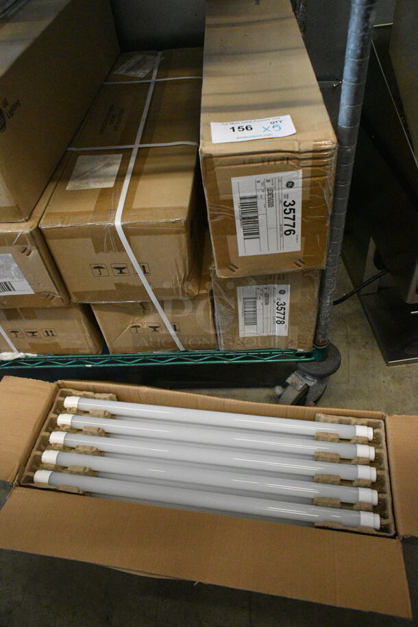 5 Various BRAND NEW! Boxes of LED Lights Including General Electric 35776, General Electric 35778. 5 Times Your Bid!  - Image 1 of 6