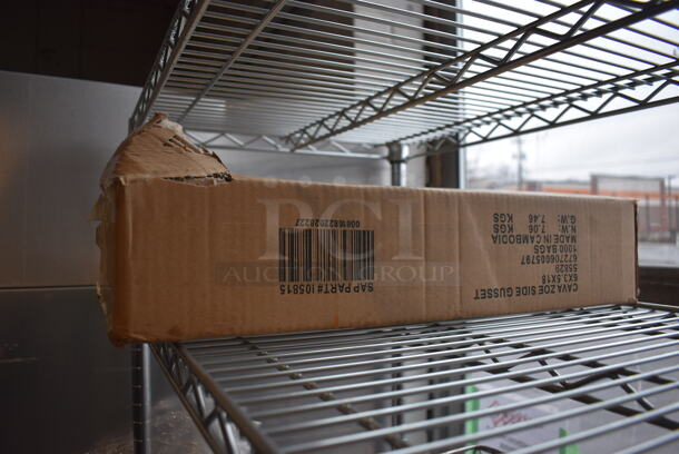 ALL ONE MONEY! Metro Lot of Various Items Including Metal Baskets, Poly Bins and Metal Legs. Does Not Include Shelving Unit - Image 7 of 8