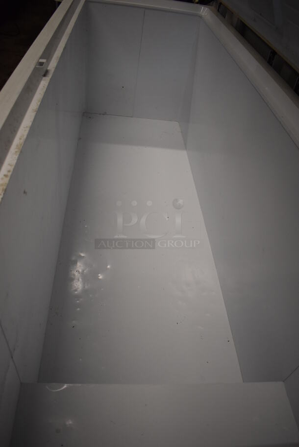 Kenmore Metal Chest Freezer. 83.5x32x32. Tested and Working! - Image 11 of 11