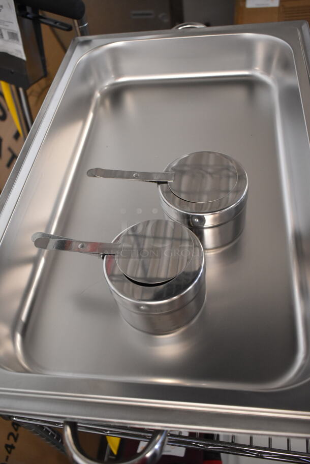 BRAND NEW SCRATCH AND DENT! Stainless Steel Chafer w/ Drop In and Lid. - Image 5 of 5