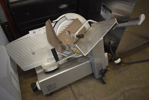Bizerba SE 12 US Stainless Steel Commercial Countertop Meat Slicer. 120 Volts, 1 Phase. 32x24x24. Tested and Does Not Power On - Image 2 of 7