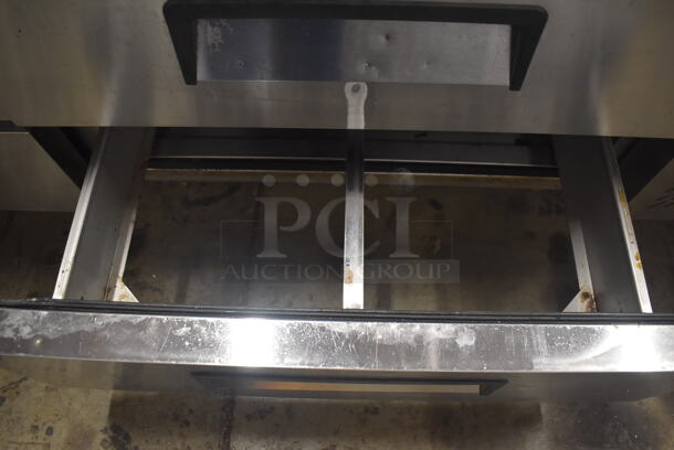 Atosa Stainless Steel Commercial 4 Drawer Chef Base on Commercial Casters. 115 Volts, 1 Phase. 76x32x26. Tested and Does Not Power On - Image 5 of 5