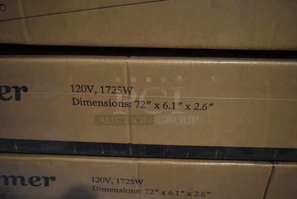 PALLET LOT of 35 BRAND NEW SCRATCH AND DENT! Avantco 177SW72T Stainless Steel Commercial 72" High Wattage Strip Warmer with Toggle Controls. Stock Picture Used as Gallery. 35 Times Your Bid! - Image 4 of 7