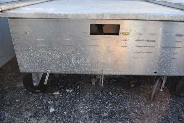 Metal Commercial Dolly w/ Push Handle on Commercial Casters. 27x32x39 - Image 3 of 4