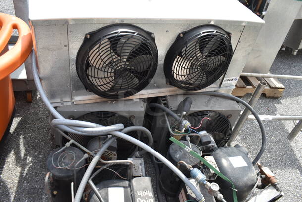 3 Items; Rusell Evaporator Fan and 2 Compressors. 3 Times Your Bid! - Image 1 of 2