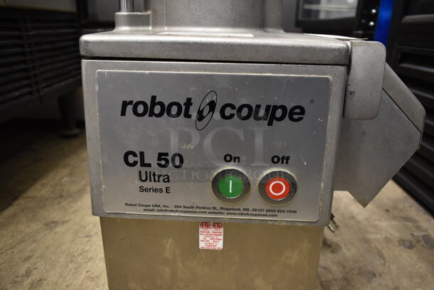 Robot Coupe CL 50 U Series E Metal Commercial Countertop Food Processor w/ Dicer Blade. 120 Volts, 1 Phase. Tested and Working! - Image 2 of 6