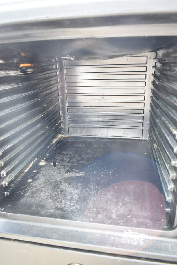 Cambro 1600MPC Black Poly 2 Compartment Catering Cabinet on Commercial Casters.  - Image 4 of 8