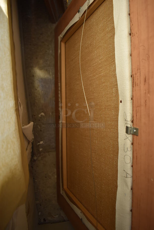 Framed Canvas Painting Reproduction of Venice, Santa Maria Della Salute by Eugene Boudin From Art Dealer Ed Mero! - Image 7 of 7