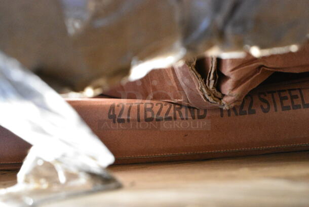 2 BRAND NEW SCRATCH AND DENT! 427TB22RND Lancaster Table & Seating Excalibur 22" Round Outdoor Table Base Plate. 2 Times Your Bid! May Be Missing Pieces. - Image 3 of 4