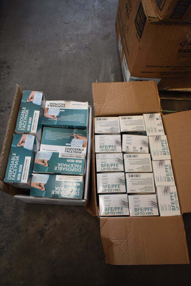 2 Cases of BRAND NEW Merril Disposable Face Masks. 2 Times Your Bid! - Image 3 of 3