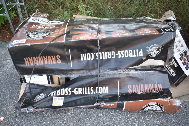 BRAND NEW IN BOX! Pit Boss Savannah Onyx Edition 1500 Sq in Wood Fired Pellet Grill and Smoker - Image 2 of 4