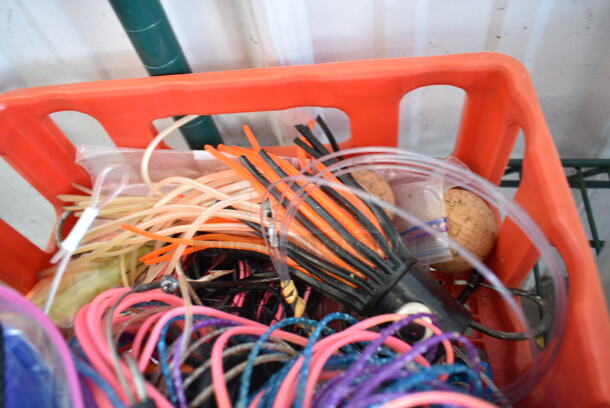 ALL ONE MONEY! Bin of Various Items Including Fishing Line and Fishing Lures - Image 9 of 10