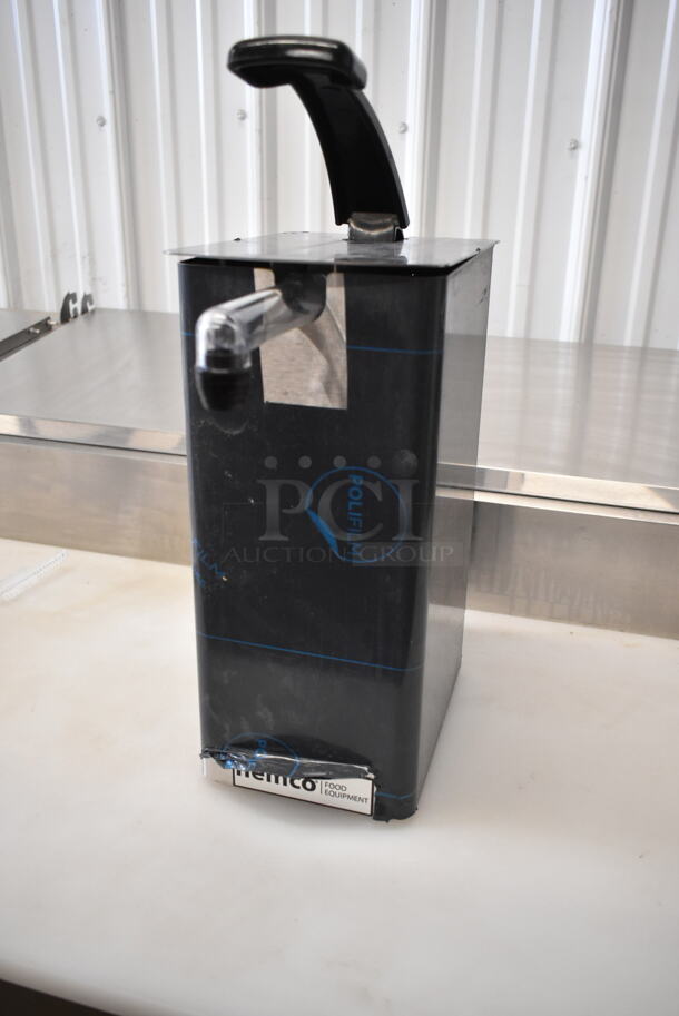 BRAND NEW SCRATCH AND DENT! Nemco 10961  Asept Stainless Steel Countertop Pump Dispenser for 1.5 Gallon / 6 Qt. Pouches - Image 5 of 9