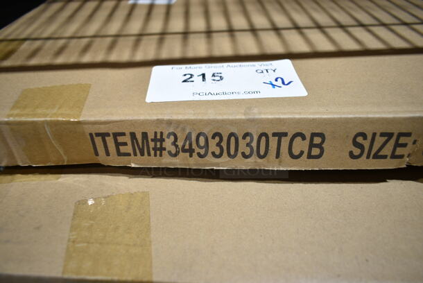 2 BRAND NEW SCRATCH AND DENT! Lancaster Table & Seating 3493030TCB 30" x 30" Laminated Square Table Top Reversible Cherry / Black. 2 Times Your Bid! - Image 3 of 4