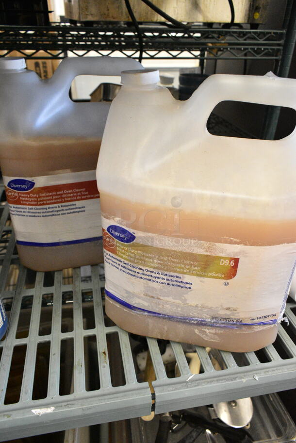 ALL ONE MONEY! Lot of 7 Various Cleaners Including Noble Klarly Koffee, Urnex Grindz, Urnex Cafiza, Diversey Heavy Duty Rotisserie Oven Cleaner - Image 7 of 8