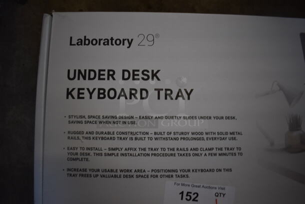BRAND NEW IN BOX! Laboratory 29 Under Desk Keyboard Tray - Image 2 of 5