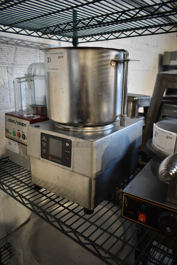 2020 Sammic CK-38V Stainless Steel Commercial Countertop Food Processor w/ S Blade. No Lid. 120 Volts, 1 Phase. Tested and Working! - Image 2 of 6