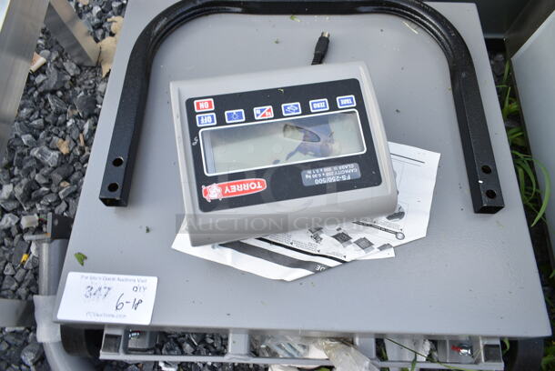 BRAND NEW SCRATCH AND DENT! Torrey F8-250/500 500 lb. Digital Receiving Scale with Tower Display, Legal for Trade - Image 3 of 5