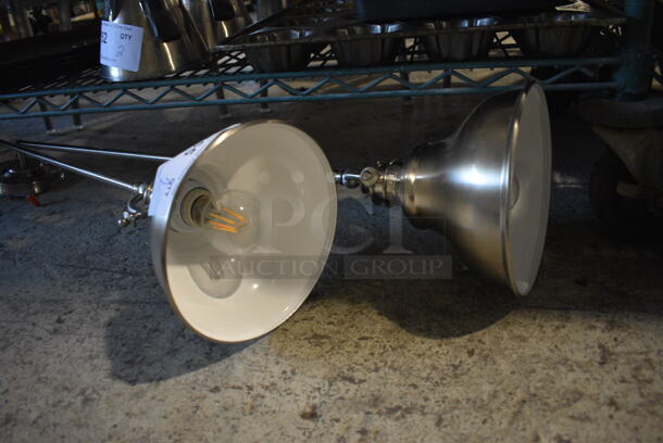 2 Metal Light Fixtures. 8x8x30. 2 Times Your Bid! - Image 2 of 2