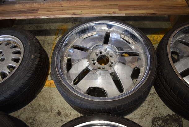4 Various Tires on Rims Including 235/30 2R 20 88H. STW-160 20x8.5 JJ VW627A. Includes 25x10x25. 4 Times Your Bid! - Image 8 of 12