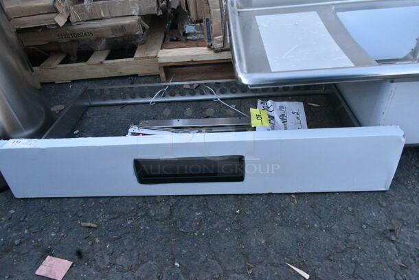 BRAND NEW SCRATCH AND DENT! Stainless Steel Drawer.  - Image 2 of 4