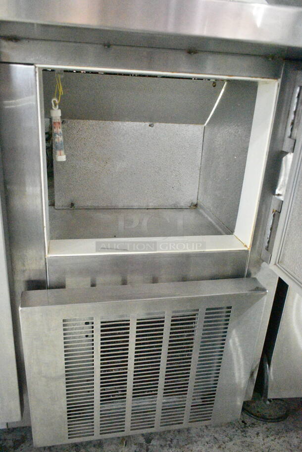 Norlake Stainless Steel Commercial Prep Table on Commercial Casters. 115 Volts, 1 Phase. Tested and Powers On But Does Not Get Cold - Image 7 of 11