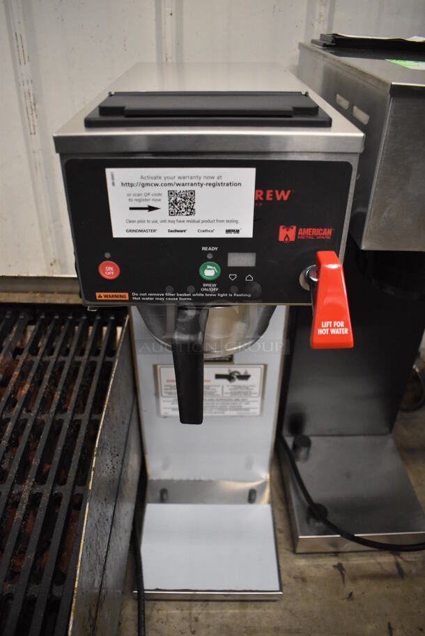 BRAND NEW! Grindmaster B-SAP PrecisionBrew Digital 2.5 Liter Single Automatic Coffee Machine w/ Hot Water Dispenser and Metal Brew Basket. 120 Volts, 1 Phase. 8x20x26. Tested and Working! - Image 1 of 5